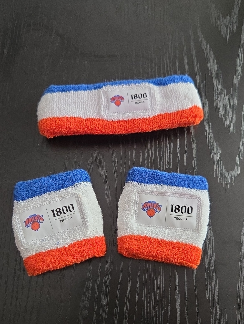 New York Knicks x 1800 Tequila Headband Wristbands Set NWOT